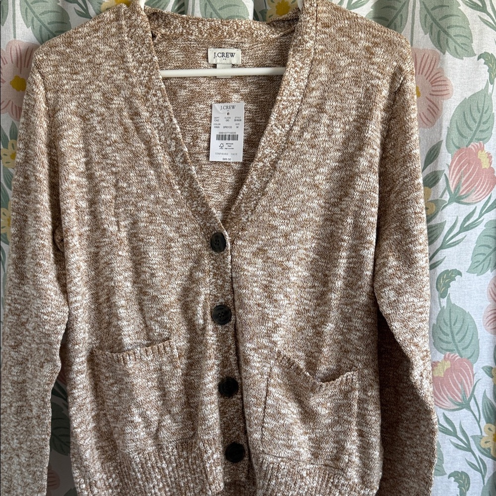 J. Crew Women's Brown Cardigan Sweater